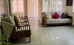 Rubber wood sofa 3+1+1