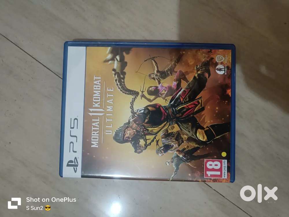 PS5 disc mortal kombat 11 ultimate with kombat pack1 and 2