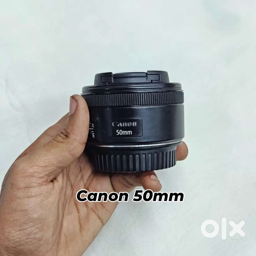Canon EF 50mm f/1.8 STM Lens – Compact Prime Lens for Sharp Portraits.