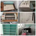 2-racks,xerox machine,lamination, computer table,spiral binding