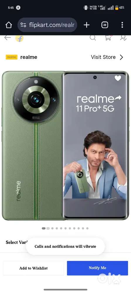 Realme 11 pro plus 12ram 256 storage good condition