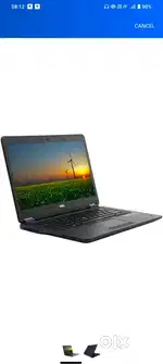 Dell Laptop with wireless mouse