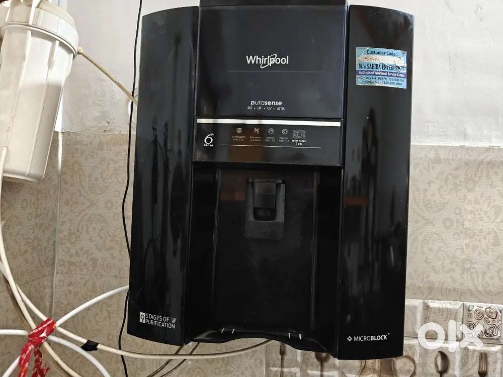 Whirlpool RO Water Purifier for Sale - Well Maintained, Great Price