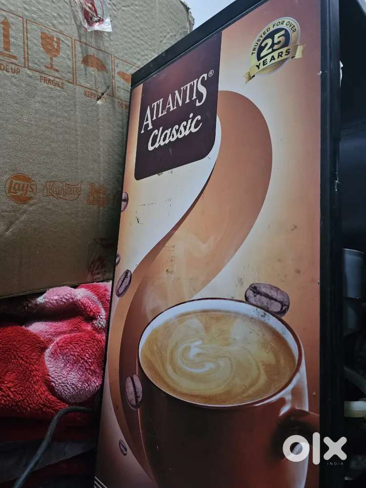 Well maintained coffee machine.