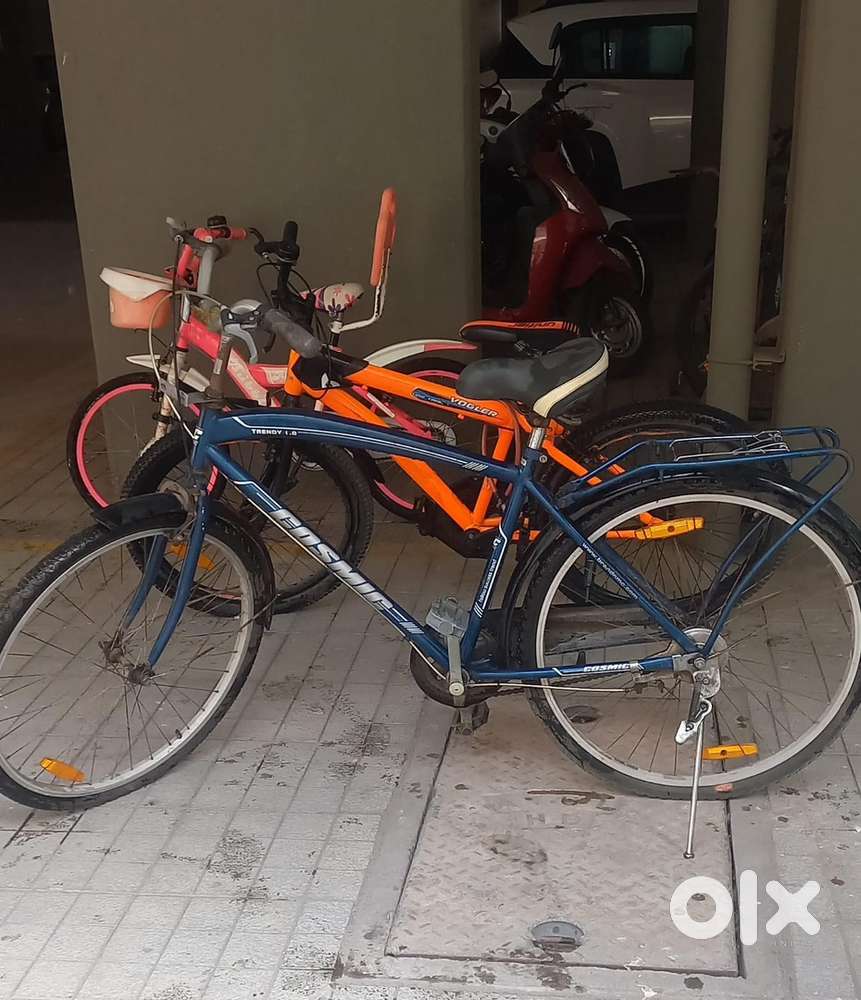 In a very Good and working condition hardly used 3 bicycles for sale