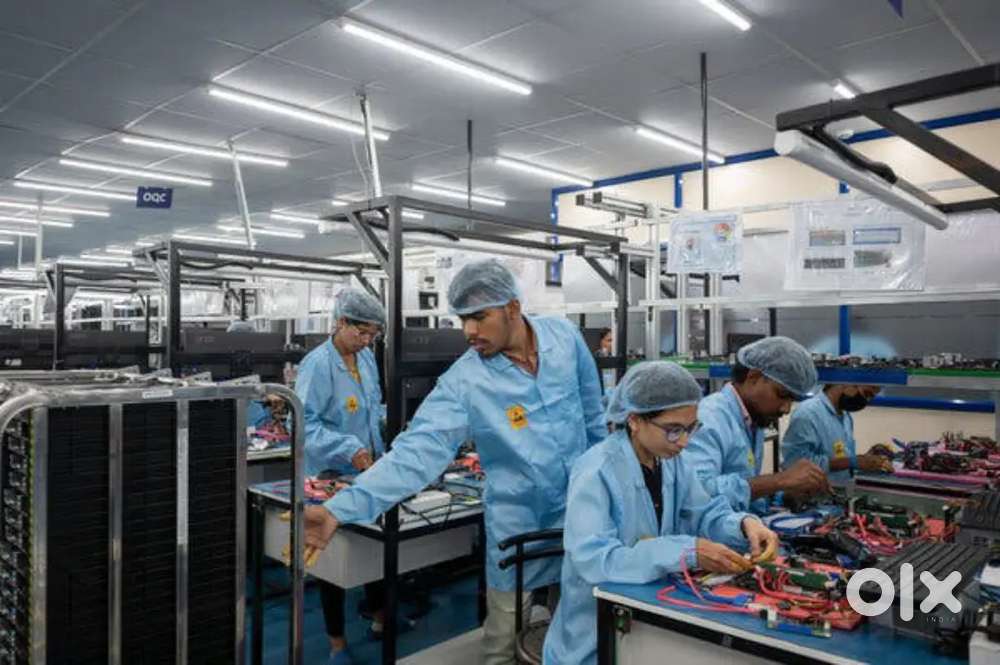 IMMEDIATE REQUIREMENT IN IPHONE MANUFACTURING COMPANY
