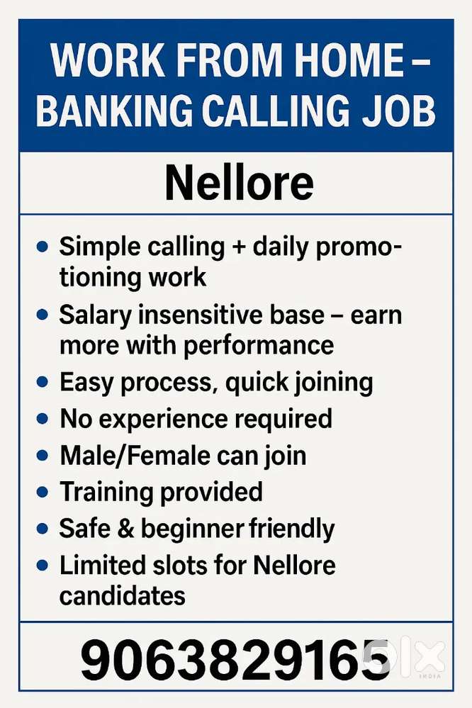 WORK FROM HOME BANKING PROSESS