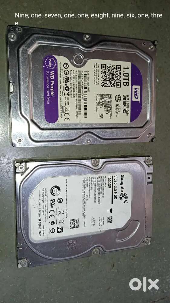 1 Tb Harddisk in good condition