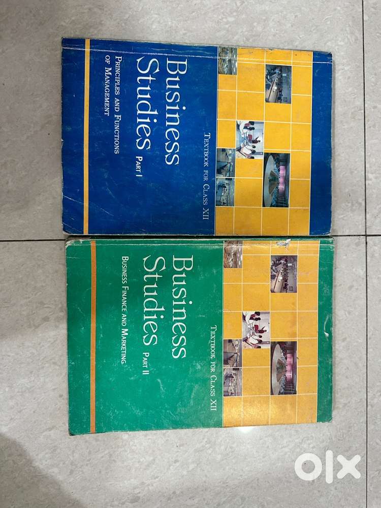Business studies class 12 textbooks part 1 and 2