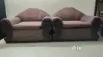 One set of sofa with centre table and four chairs