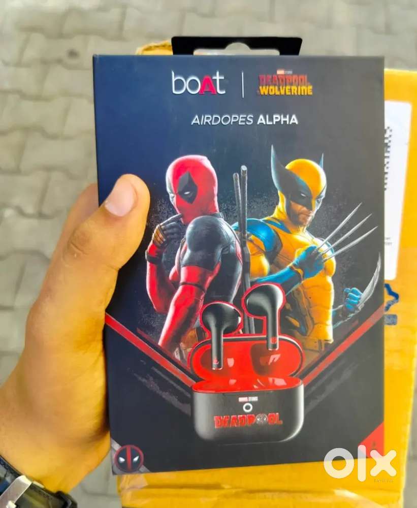 Airdopes Alpha, 35H Battery, 13mm Drivers Deadpool edition