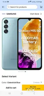 Samsung m15 box charge 6 month old