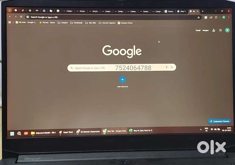 LENOVO IDEAPAD GAMING 3 16/512 GB With bill and Box