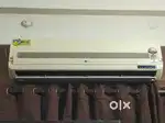 Lg ac 6 year old 1.5 ton 2.5 star new hitachi compressor