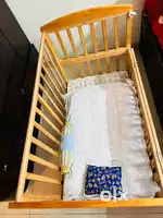 Wodden Baby Crib