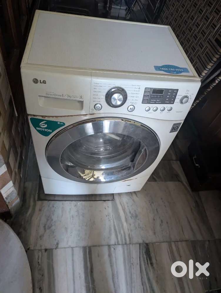 6 kg Lg front loaded washing machine with dryer