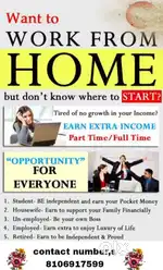 Work opportunity available