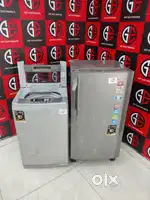 Id104Lg marrow & silver washing machine & Godrej 190ltrs refrigerator