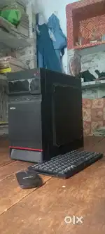 CPU and keyboard and mouse