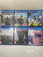6 PS4 Game CDs for ₹3000