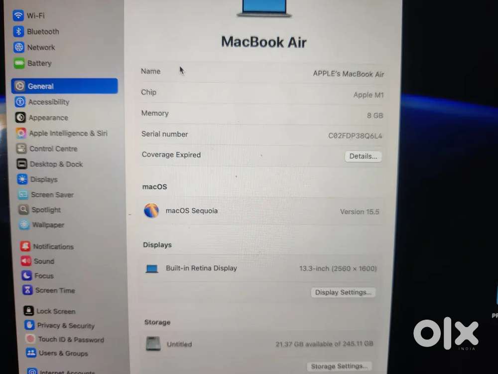 Mac m1 air