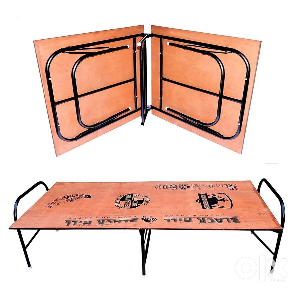 Metal Plywood Folding Bed 3 X 6 Feet