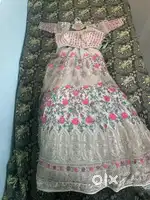Bridal reception dress material