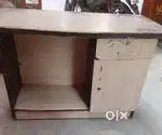Sofa with two mini sofas-( made up of sagwan wood ) and study table