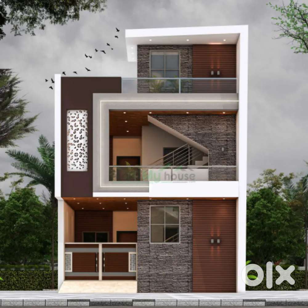 Independent 80sqyrds G+1 Proposed house