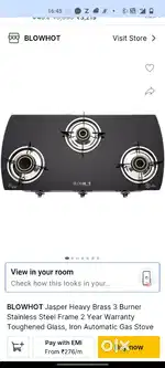 Sparingly used Gas stove for very less price