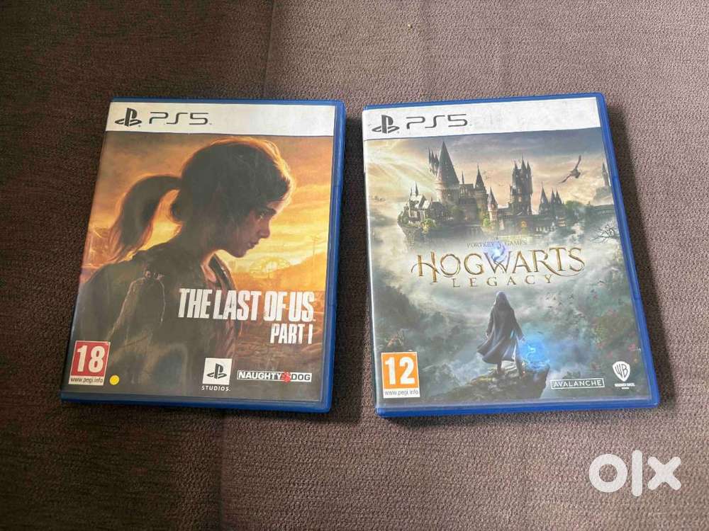 PS5 Games - Last of Us Part 1 and Hogwards Legacy