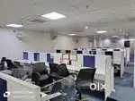 70 workstion+3cabin 1confrence pantry toilet reception office for rent