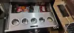 Steel cash counter