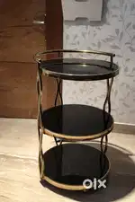Golden tea table