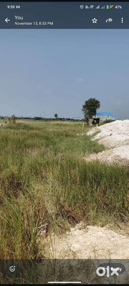 Industrial Plot in Chennai 4800sq ft 40 feet road touch