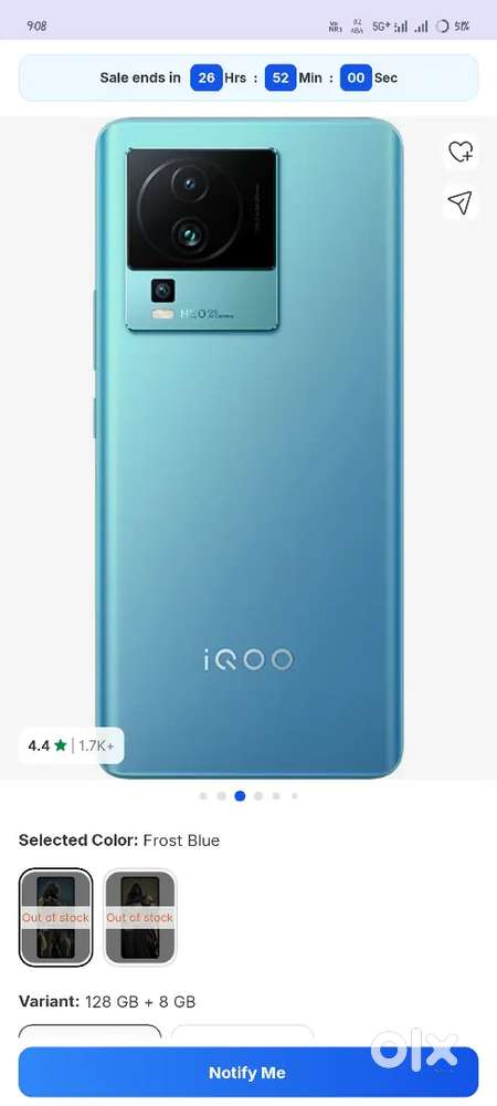 iQOO neo7 8+8 128