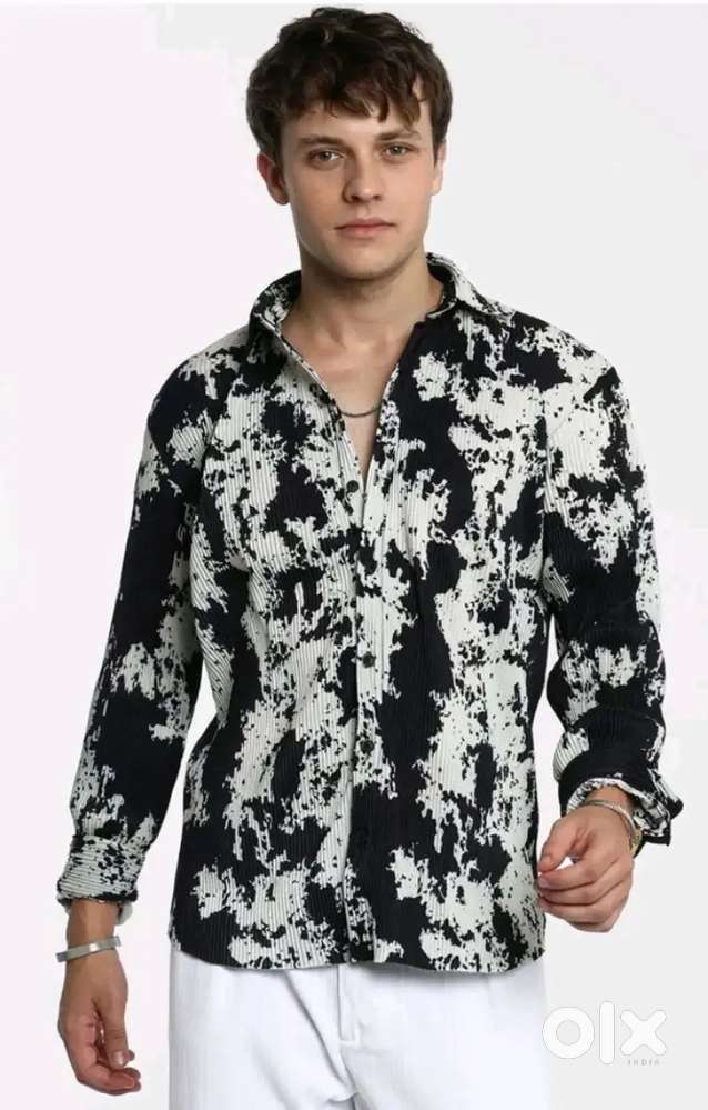 Multicolored Regular Fit Printed Shirt For Mens
