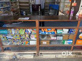 Shop rack plus counter