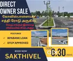 coimbatore kovilpalayam near sathy road DTCP PLOTS available for sale.