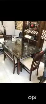 4 seater dining table available in Starf furniture
