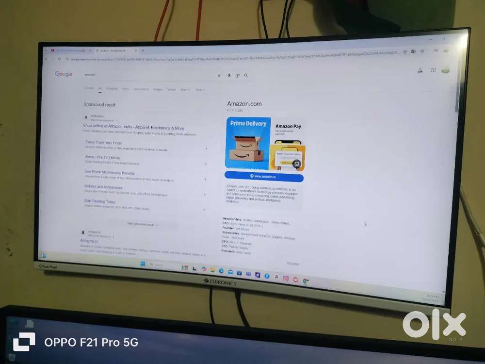 Zebronics moniter new condition