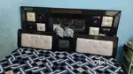 Double bed with mattress
