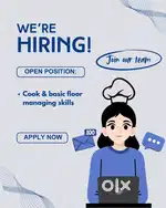 Vacancy for Manager cum Cook – Zoo Road Jonali