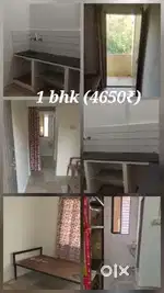 1 bhk(4650₹) / 1 room (2500₹)