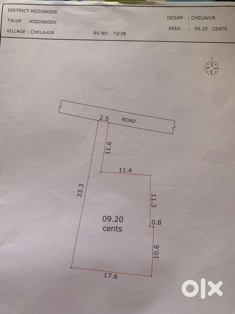 Land 8.75 cent near bypass
