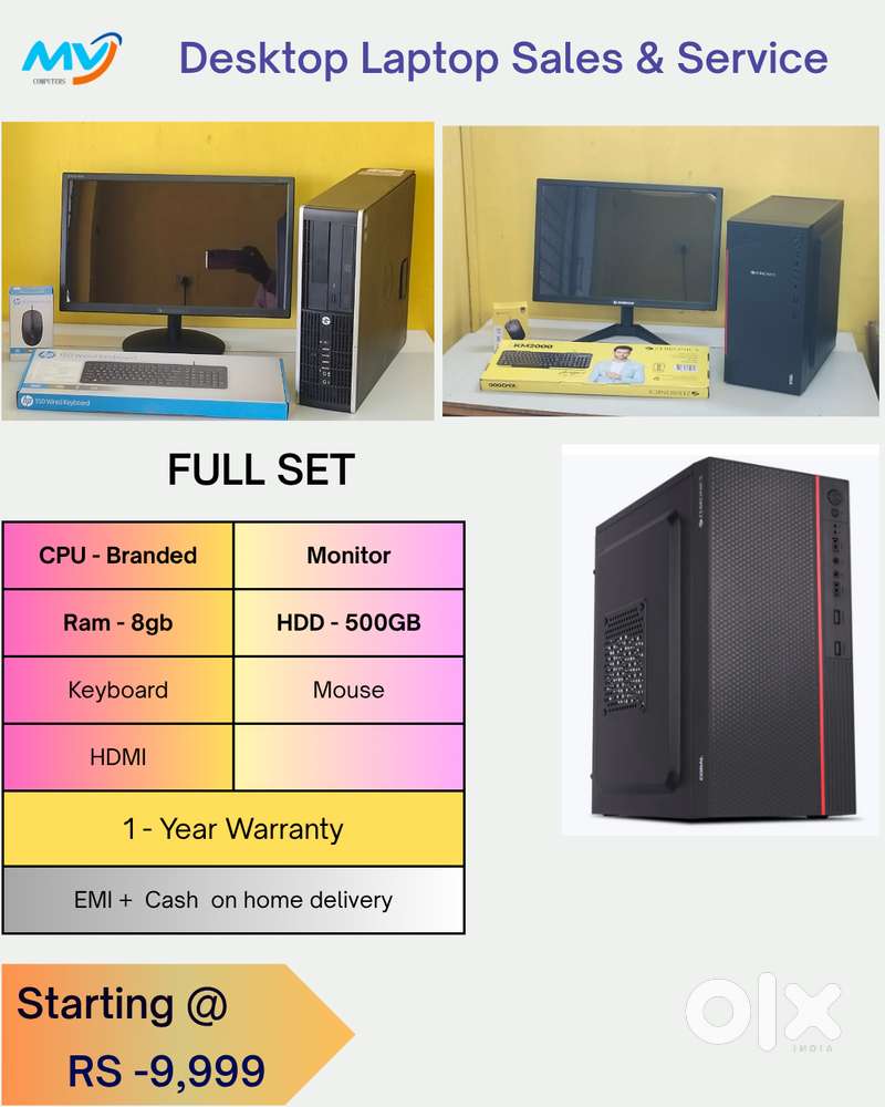 1 - Year Warranty  Cash on home delivery  Starting @ 9,999