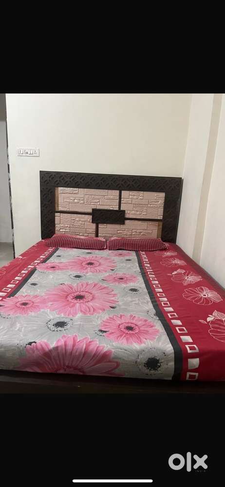 Standard double size bed with mattress