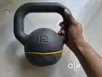 Decathlon Kettlebell  12 kg  Rubber Base  Excellent Condition