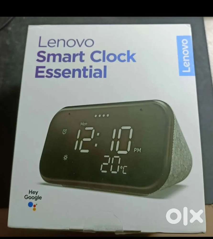 New sealed box pc Lenovo clock with alexa Qty