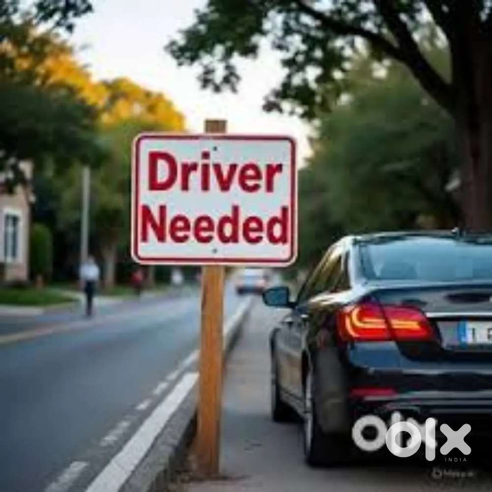 part time driver ki zarurat hai hafte mein do din jaana hai